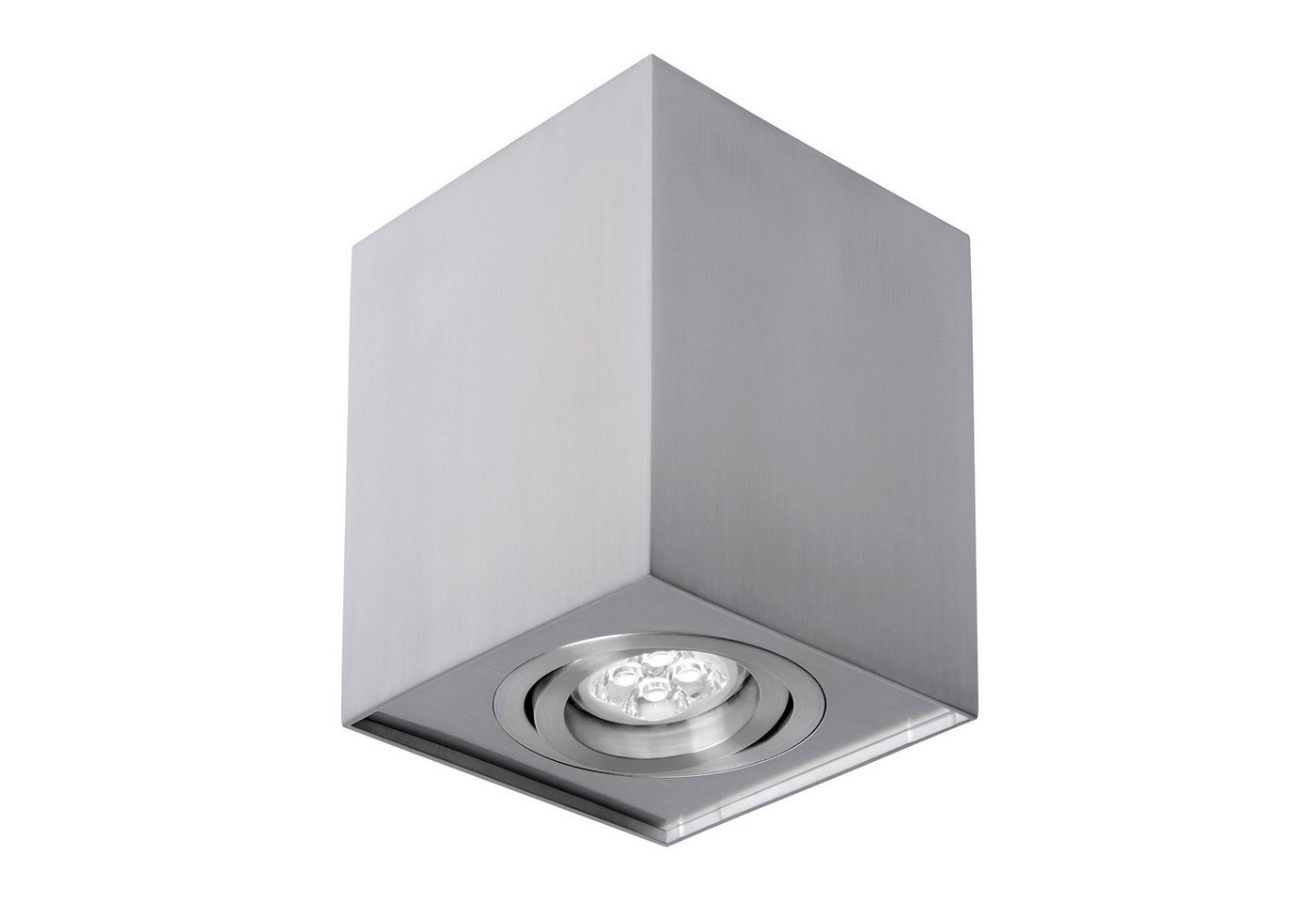 Spectrum Aufbauleuchte LED Chloe GU10 schwenkbar Deckenleuchte IP20 downlight max.10W eckig, Kein Leuchtmittel enthalten, Schwenkbar von Spectrum