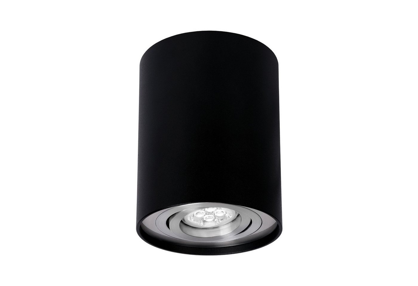 Spectrum Aufbauleuchte LED Chloe GU10 schwenkbar schwarz Deckenleuchte IP20 downlight max.35W, Kein Leuchtmittel enthalten, Schwenkbar von Spectrum