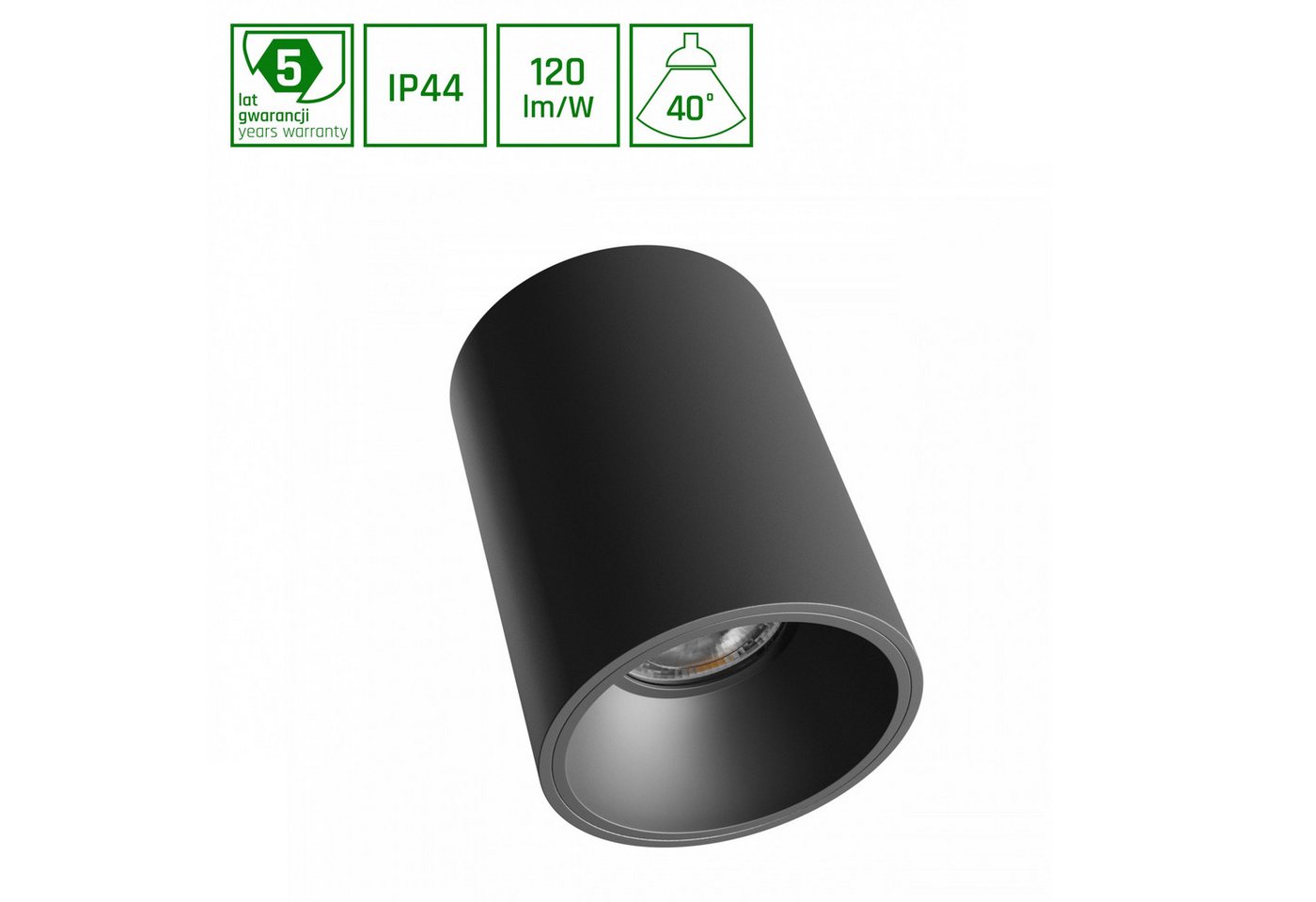 Spectrum Aufbauleuchte LED Deckenleuchte 10W 40° 1200lm IP44 Aufbau UGR>19 Neutralweiß 4000K, Leuchtmittel ist enthalten, Neutralweiß, IP44,UGR>19 Spectrum Aufbauleuchte LED Deckenleuchte 10W 40° 1200lm IP44 Aufbau UGR>19 Neutralweiß 4000K, Leuchtmittel ist enthalten, Neutralweiß, IP44,UGR>19 von Spectrum