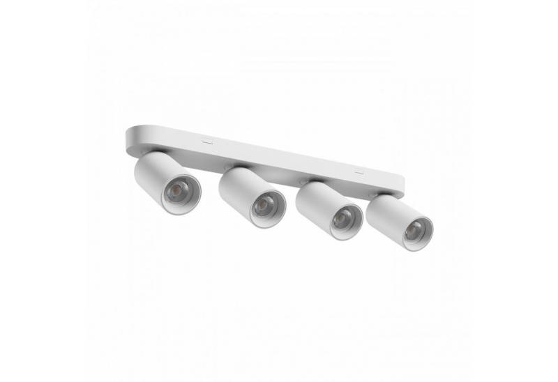 Spectrum Aufbauleuchte LED MADARA ALTRO BASE 4xGU10 Deckenleuchte 250V IP20 Aluminium Weiß, Leuchtmittel ist nicht enthalten, IP20, 4xGU10 von Spectrum