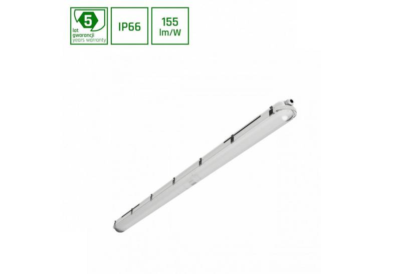 Spectrum Außen-Deckenleuchte LED 40-85W 150cm Feuchtraumleuchte 13200lm IP66 IK10 Neutralweiß 4000K, Leuchtmittel fest integriert, Neutralweiß, Hoher Schutz IP66, IK10, Multi-Leistung, Multi-Lichtstrom Spectrum Außen-Deckenleuchte LED 40-85W 150cm Feuchtraumleuchte 13200lm IP66 IK10 Neutralweiß 4000K, Leuchtmittel fest integriert, Neutralweiß, Hoher Schutz IP66, IK10, Multi-Leistung, Multi-Lichtstrom von Spectrum