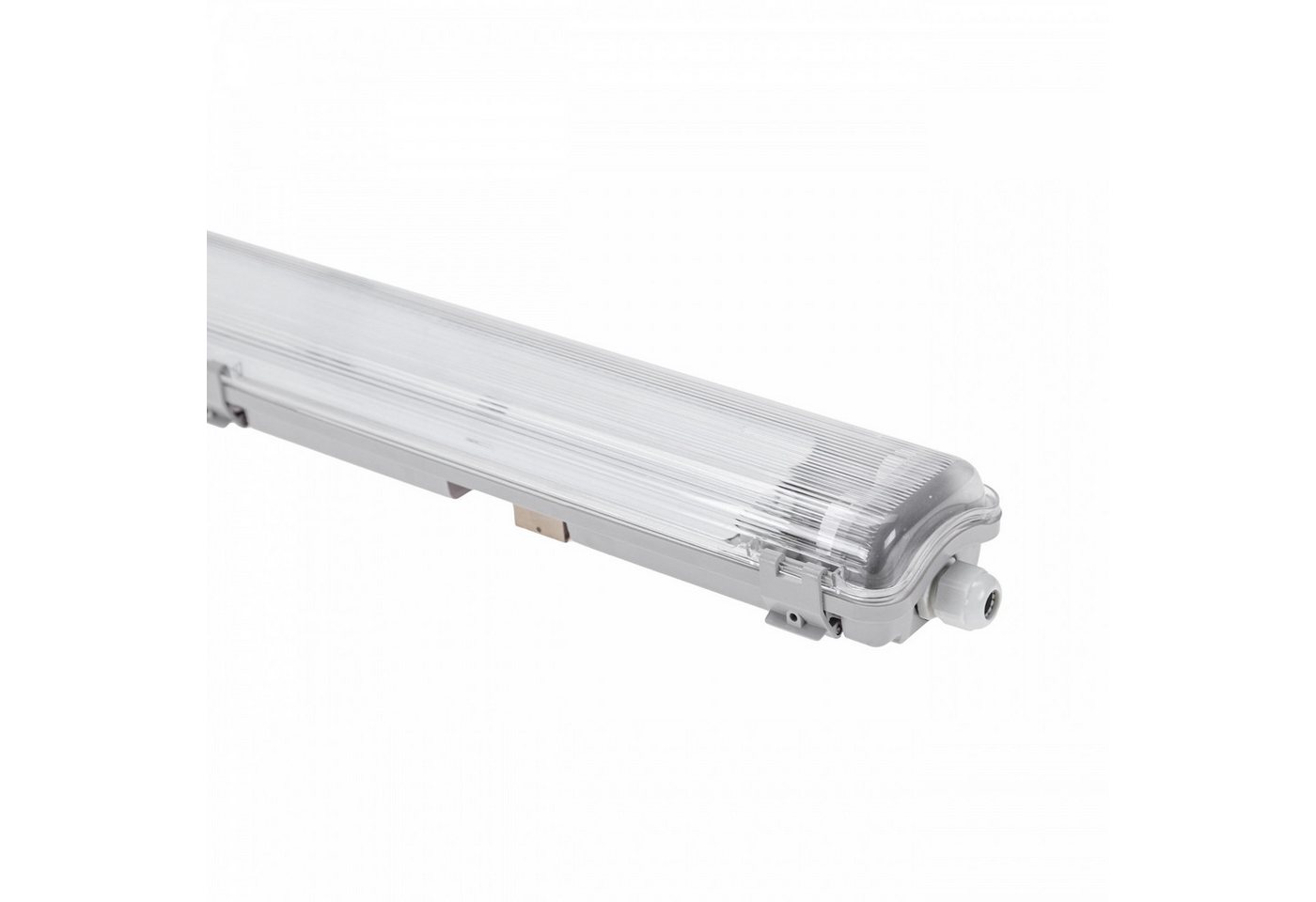 Spectrum Außen-Deckenleuchte LED Feuchtraumleuchte 127cm IP65 grau für 2 x T8 LED Röhre G13 120cm, Kein Leuchtmittel enthalten, Hoher Schutz gegen Staub und Wasser Spectrum Außen-Deckenleuchte LED Feuchtraumleuchte 127cm IP65 grau für 2 x T8 LED Röhre G13 120cm, Kein Leuchtmittel enthalten, Hoher Schutz gegen Staub und Wasser von Spectrum