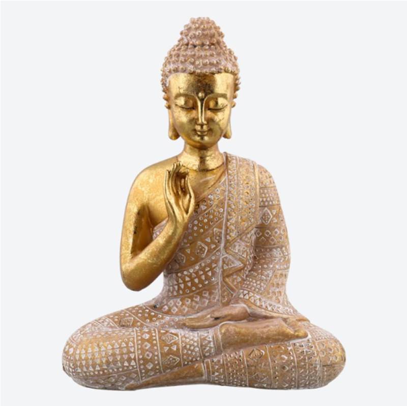 Spectrum Buddhafigur Buddha sitzend 19,5 x 9 x 24 cm von Spectrum