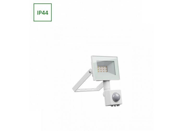 Spectrum Deckenfluter LED LUX 4 Fluter 10W 750lm 100° IP44 Neutral 4000K mit Bewegungssensor, Neutralweiß, IK07, IP44, PIR-Bewegungsmelder Spectrum Deckenfluter LED LUX 4 Fluter 10W 750lm 100° IP44 Neutral 4000K mit Bewegungssensor, Neutralweiß, IK07, IP44, PIR-Bewegungsmelder von Spectrum
