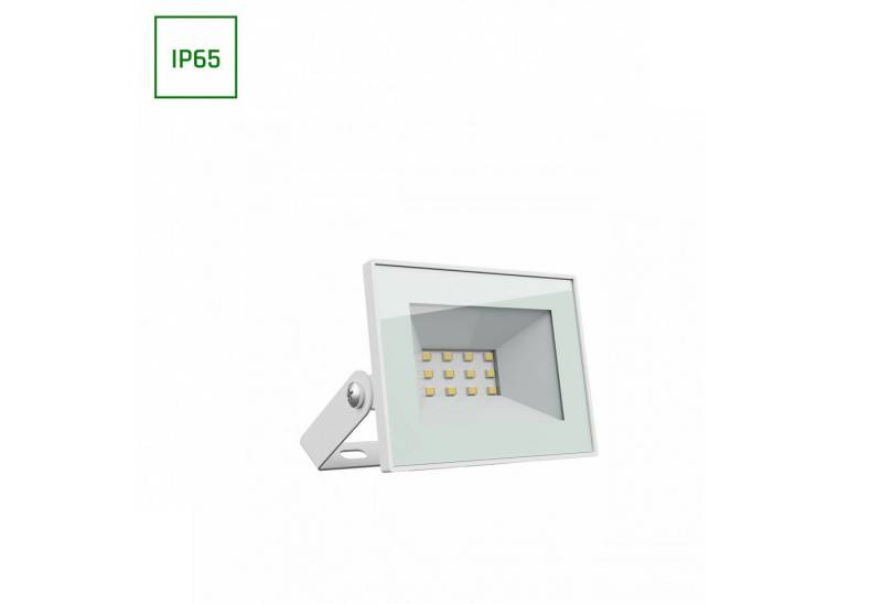 Spectrum Deckenfluter LED NOCTIS LUX4 Fluter 10W Strahler 750lm 100° IP65 IK07 Neutral 4000K, Neutralweiß, Wasserdicht, Staubdicht, Wetterfest von Spectrum