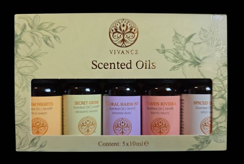 Spectrum Duftöl Duftöl 5 Stück a 10 ml Duftbrenner Duftbrenneröl Scented Oils (5-St) von Spectrum