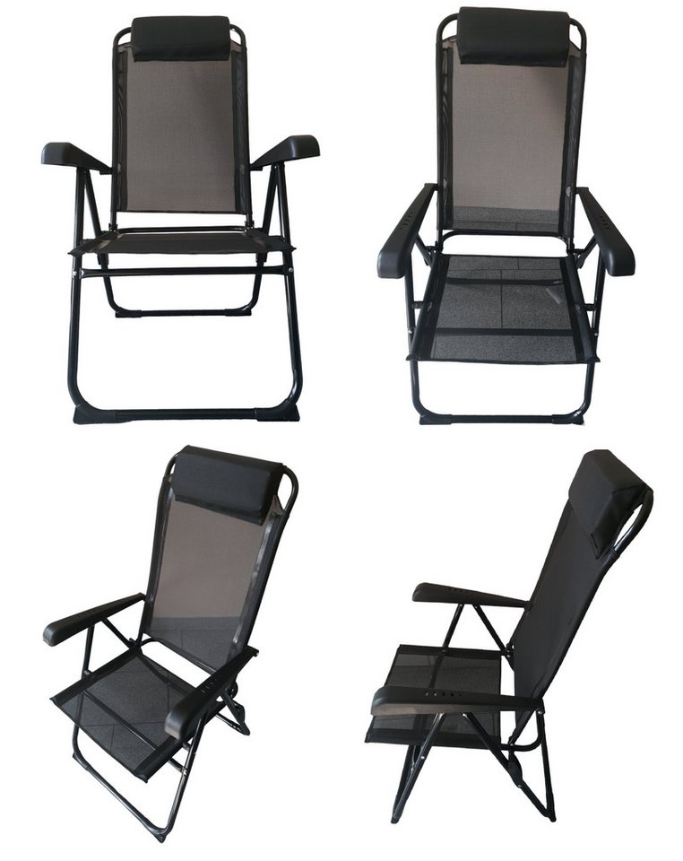 Spectrum Gartenstuhl Gartenstuhl 5 Positionen Aluminium Rahmen Garden Chair von Spectrum