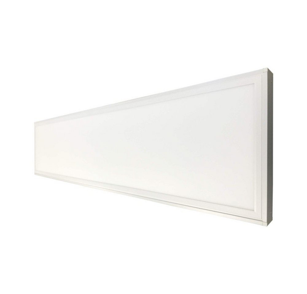 Spectrum LED Deckenleuchte 40w LED Panel Deckenleuchte Aufputzpanel Aufbaupanel Aufputz inkl., Neutralweiß, 40w, 4800 Lumen, Neutralweiß, 120x30x4,4cm, Aluminium, weiß, eckig, IP20 von Spectrum