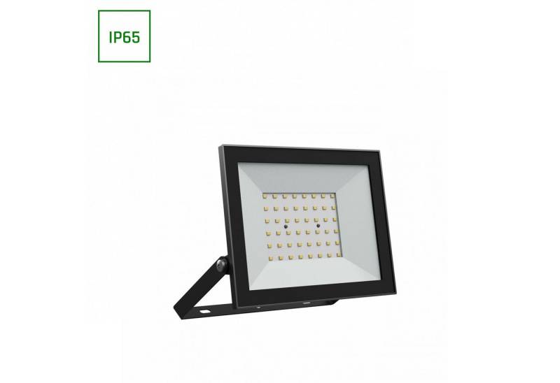 Spectrum LED Flutlichtstrahler LED LUX 4 Fluter 50W Strahler 4300lm 100° 230V IP65 IK07 Warm 3000K, Leuchtmittel fest integriert, Warmweiß, IP65, IK07 von Spectrum