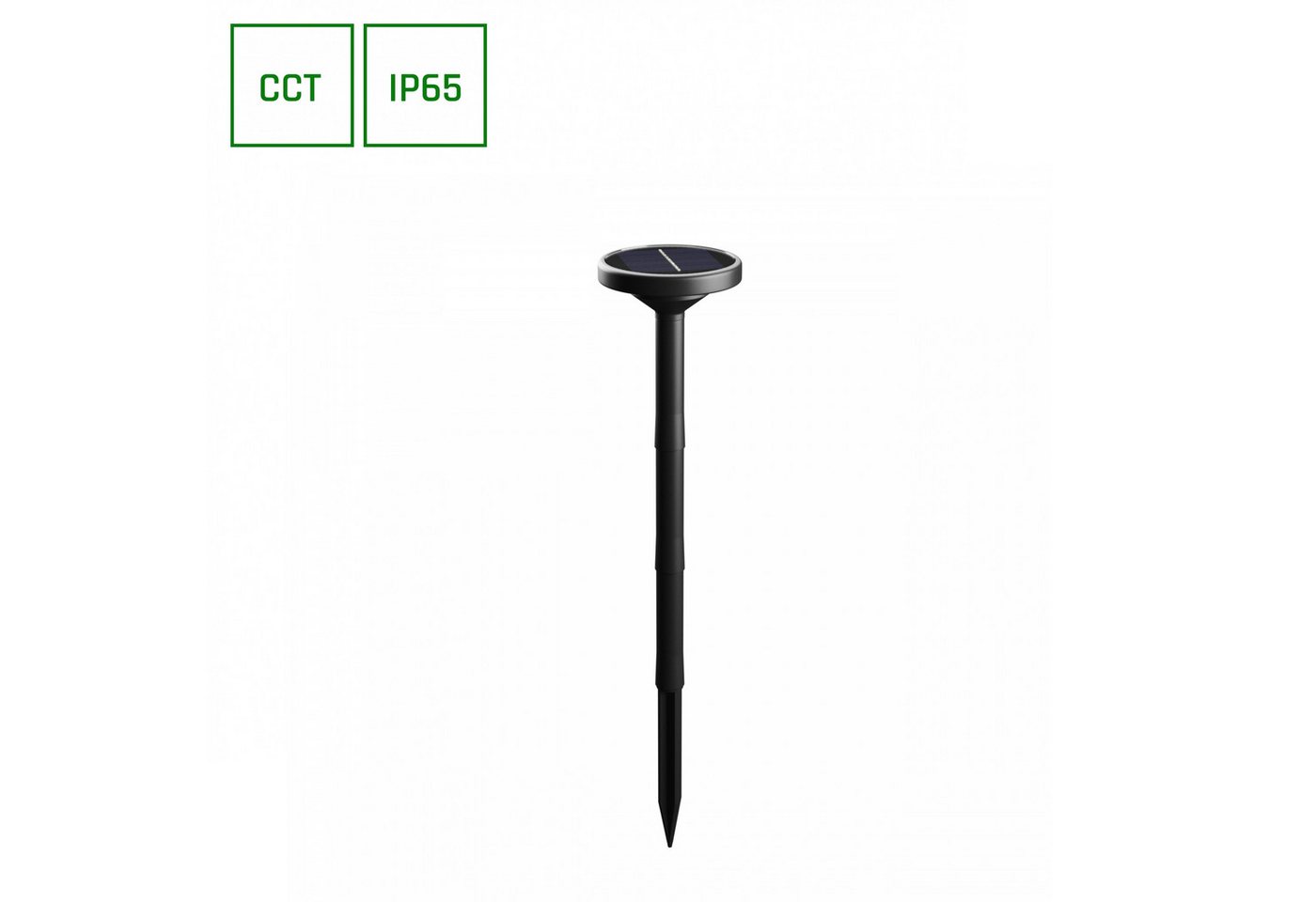Spectrum LED Gartenleuchte LED 1W Solar wegleuchte mit Erdspieß 60lm IP65 schwarz 3000-6000K CCT, Leuchtmittel fest integriert, CCT, Solar wegleuchte, IP65, CCT Spectrum LED Gartenleuchte LED 1W Solar wegleuchte mit Erdspieß 60lm IP65 schwarz 3000-6000K CCT, Leuchtmittel fest integriert, CCT, Solar wegleuchte, IP65, CCT von Spectrum