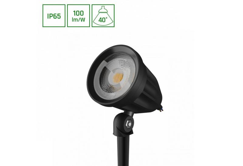 Spectrum LED Gartenleuchte LED Gartenspot mit Erdspieß IP65 Bodenstrahler 6W 600lm 40° Warm 3000K, Leuchtmittel fest integriert, Warmweiß, Wetterfest, IP65, 40° Spectrum LED Gartenleuchte LED Gartenspot mit Erdspieß IP65 Bodenstrahler 6W 600lm 40° Warm 3000K, Leuchtmittel fest integriert, Warmweiß, Wetterfest, IP65, 40° von Spectrum