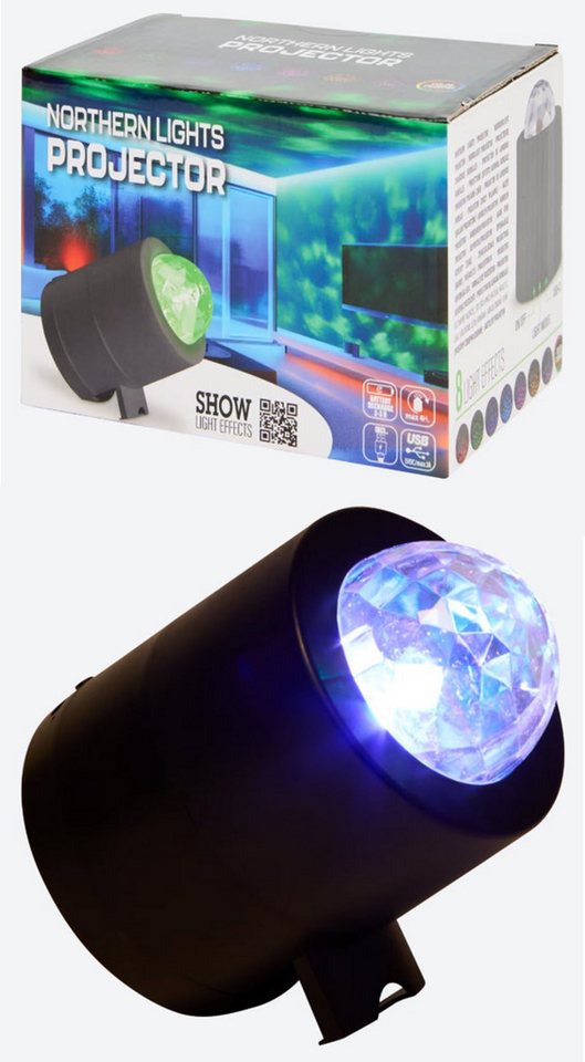 Spectrum LED Nachtlicht Nordlichtprojektor wiederaufladbar von Spectrum