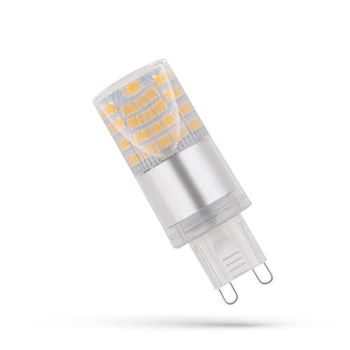 Spectrum LED Premium Leuchtmittel Stiftsockel Lampe 4W = 37W G9 klar 440lm 840 Neutralweiß 4000K 270° von SPECTRUM LED