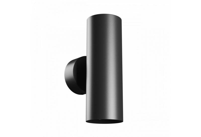 Spectrum LED Wandleuchte Wandleuchte SQUALLA VARIOSA TUBO 2X GU10 Innen schwarz Up&Down max.10W, Kein Leuchtmittel enthalten, Auf & Ab von Spectrum