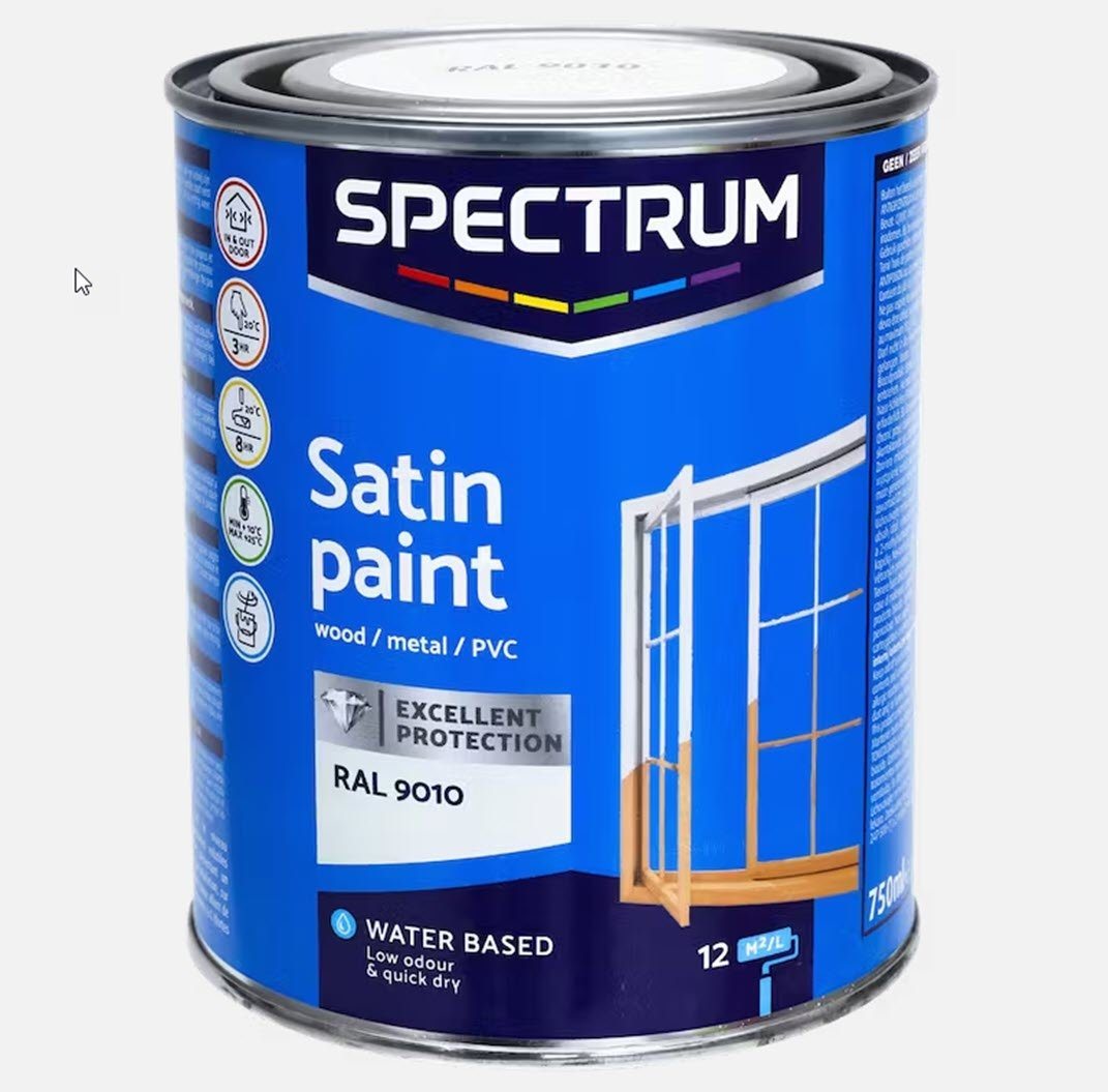 Spectrum Lack Acryllack Seidenglanz 750 ml verschiedene Farben von Spectrum