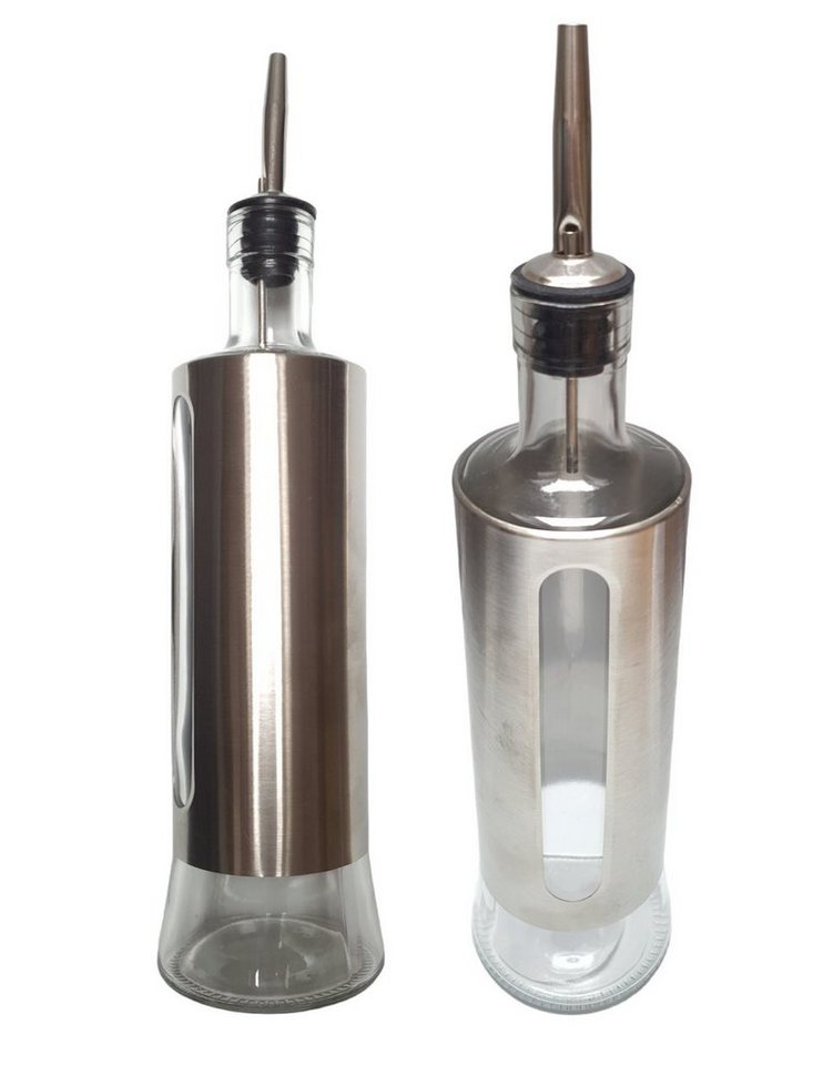 Spectrum Ölausgießer 2 Stück Öl- und Essigfläschchen Glas 500 ml Oil or Vinegar Bottle, 2-St. von Spectrum