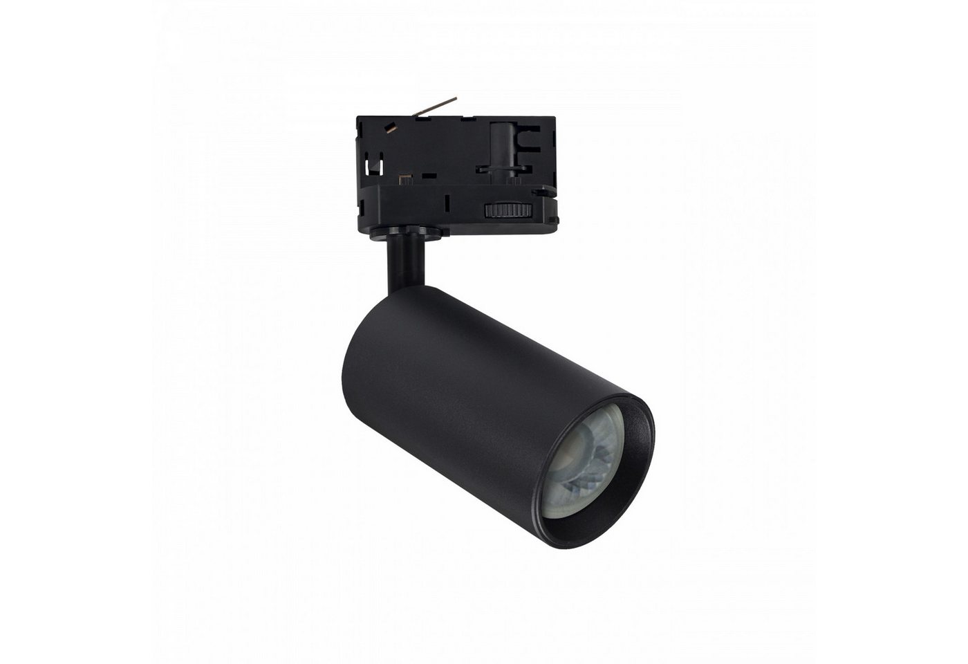 Spectrum Schienensystem-Leuchten LED 3-Phasen Stromschienenstrahler GU10 Spot 230V IP20 max. 8W schwarz, 14.1 cm, Max. 8W von Spectrum