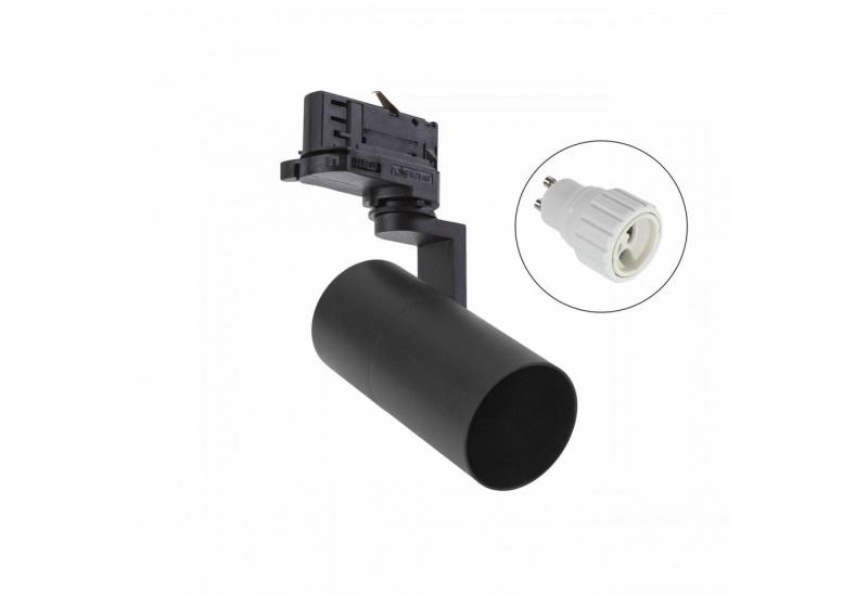Spectrum Schienensystem-Leuchten LED 3-Phasen Stromschienenstrahler GU10 max. 50W schwarz verstellbar, 17.2 cm von Spectrum
