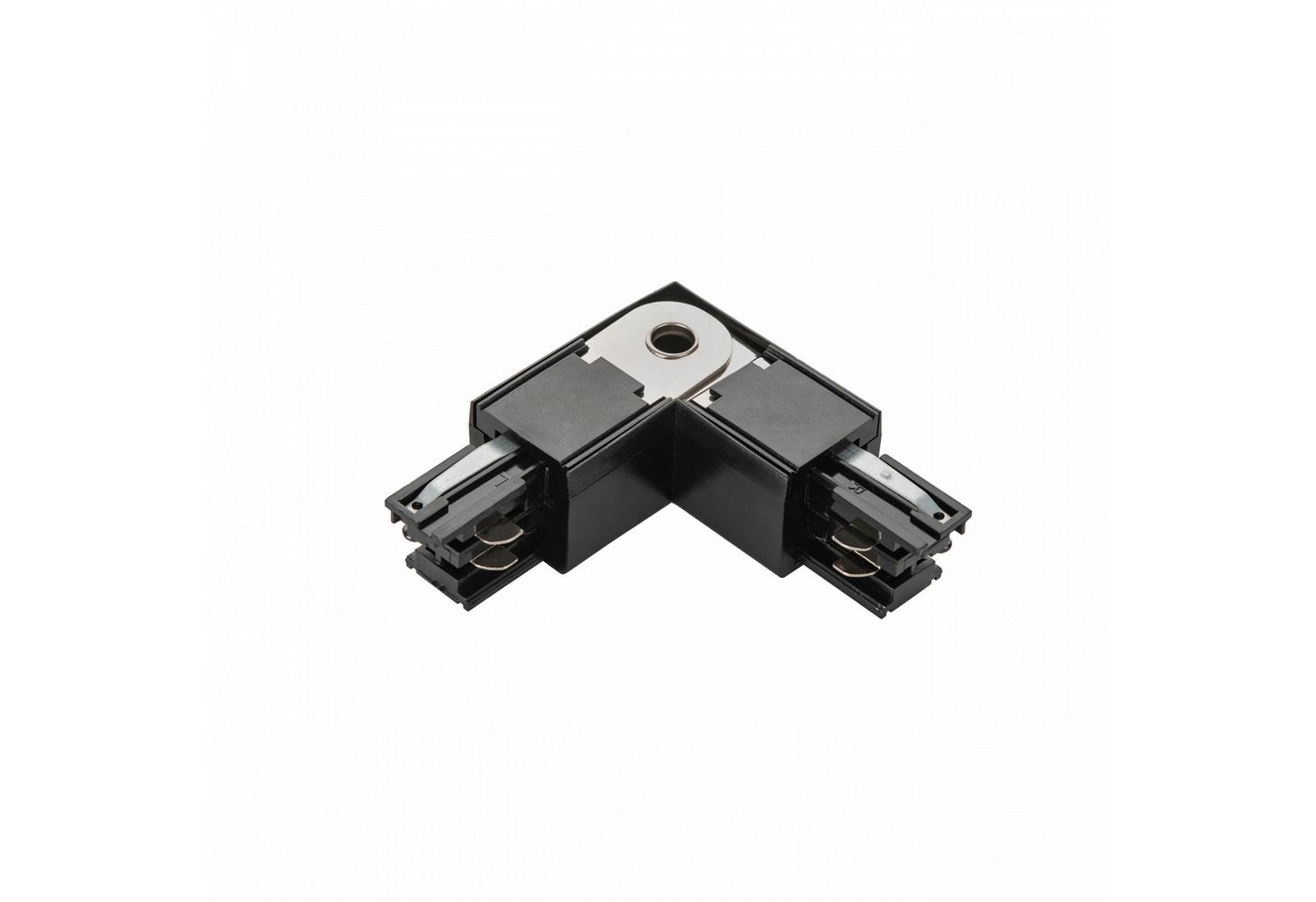 Spectrum Schienensystem-Verbinder SPS-2 L-Verbinder - 3-Phasen Stromschiene verstellbar Links-Rechts LLR, 9.9 cm, L Verbinder verstellbar für 3 Phasen Stromschiene von Spectrum