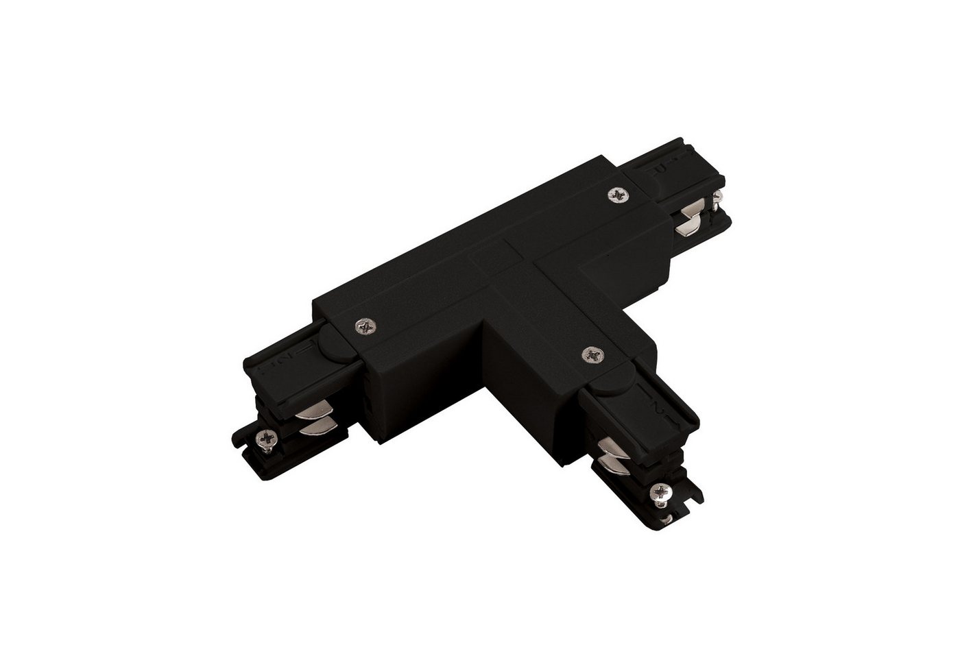 Spectrum Schienensystem-Verbinder SPS-2 Leitungsverbinder für 3-Phasen Stromschiene IP20 Schwarz T links, 16.5 cm, Leitungsverbinder für 3 Phasen Stromschiene T links von Spectrum