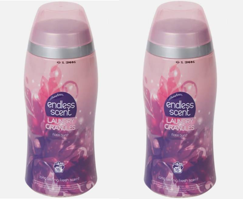 Spectrum Wäscheparfüm 2 Flaschen Endless Scent Waschparfüm je 275 g Wäschegranulat von Spectrum