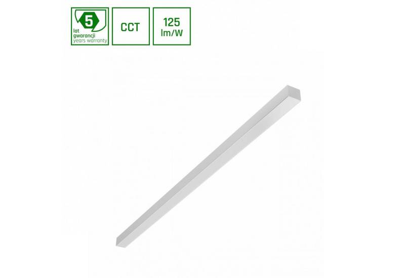 SpectrumLED Aufbauleuchte ALLDAY Deckenleuchte 120cm 40W 5000lm weiß 115° IP20 2700-6000K CCT, Warm/Neutral/Kaltweiß CCT, einstellbare Lichtfarbe (CCT) von SpectrumLED