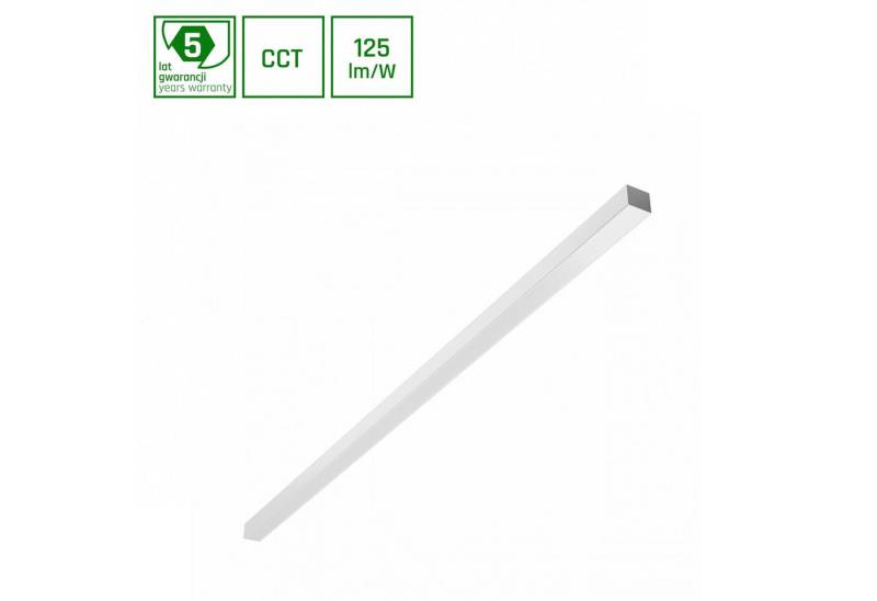 SpectrumLED Aufbauleuchte ALLDAY Deckenleuchte 150cm 50W 6250lm weiß 115° IP20 2700-6000K CCT, Warm/Neutral/Kaltweiß CCT, einstellbare Lichtfarbe (CCT) von SpectrumLED