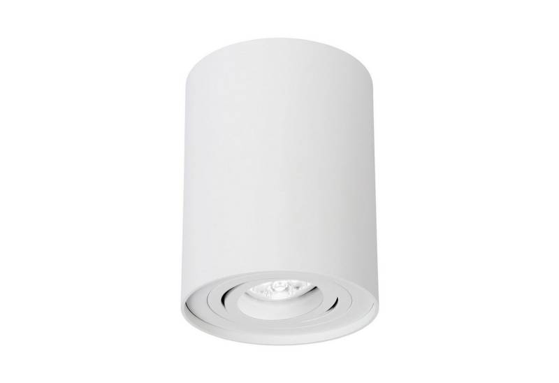 SpectrumLED Aufbauleuchte Chloe GU10 schwenkbar weiß Deckenleuchte IP20 downlight max.50W rund, ohne Leuchtmittel, schwenkbar von SpectrumLED
