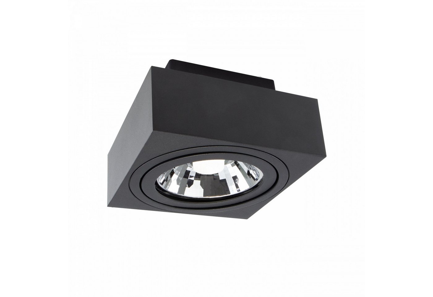 SpectrumLED Aufbauleuchte LED GU10 AR111 schwenkbar Deckenleuchte max.250V IP20 max.35W eckig, Kein Leuchtmittel enthalten, Schwenkbar von SpectrumLED