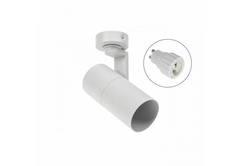 SpectrumLED Aufbauleuchte MADARA GU10 weiß Deckenleuchte schwenk- und drehbar IP20 max. 35W rund, Schwenk- und drehbar von SpectrumLED
