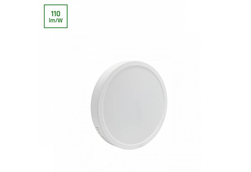 SpectrumLED Aufbauleuchte Panel Aufbauleuchte 24W rund 2650lm Deckenleuchte IP20 Neutral 4000K, LED fest integriert, Neutralweiß SpectrumLED Aufbauleuchte Panel Aufbauleuchte 24W rund 2650lm Deckenleuchte IP20 Neutral 4000K, LED fest integriert, Neutralweiß von SpectrumLED