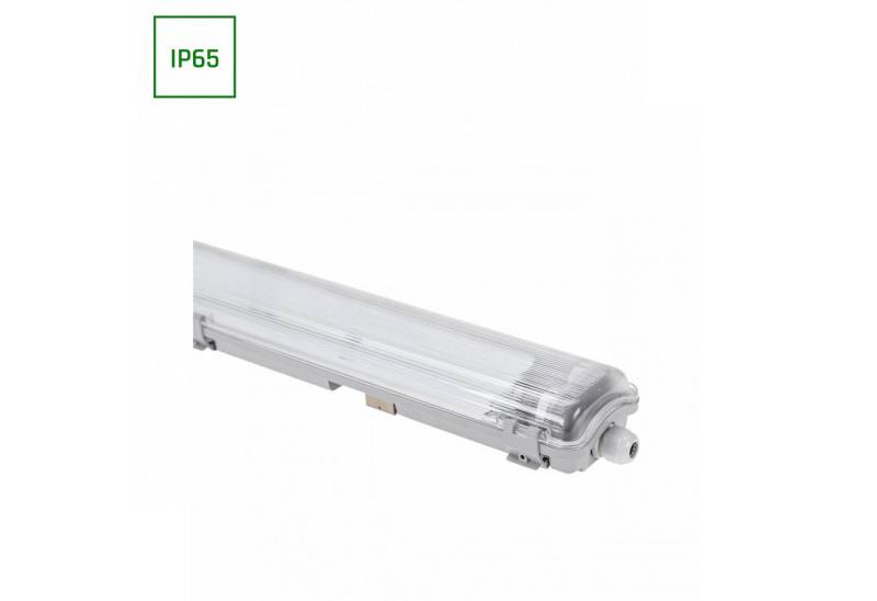 SpectrumLED Außen-Deckenleuchte LED LIMEA Feuchtraumleuchte 67cm IP65 für 2 x T8 LED Röhre G13 60cm, NEIN, Hoher Schutz gegen Staub und Wasser von SpectrumLED
