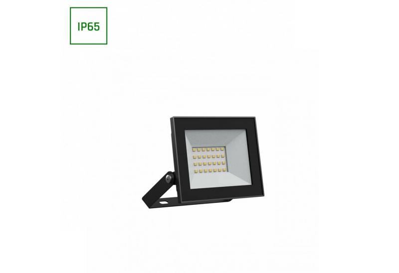 Spectrum Deckenfluter LED NOCTIS LUX 4 Fluter 20W Strahler 1650lm 100° IP65 IK07 Warm 3000K, Warmweiß, Wasserdicht, Staubdicht, Wetterfest von Spectrum
