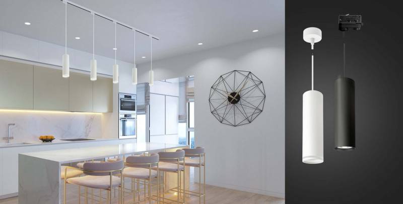 SpectrumLED Deckenleuchte LED Madara Mini II GU10 Pendelleuchte kürzbar weiß IP20 max. 10W rund von SpectrumLED