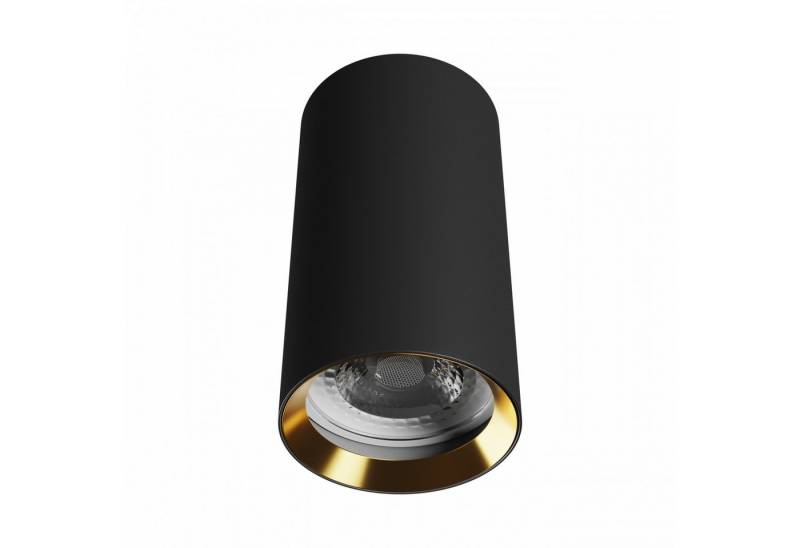 SpectrumLED Deckenleuchten Aufbauleuchte CHLOE VARIOSA GU10 IP20 Innenleuchte Schwarz&Gold max10W, ohne Leuchtmittel, Goldrand von SpectrumLED