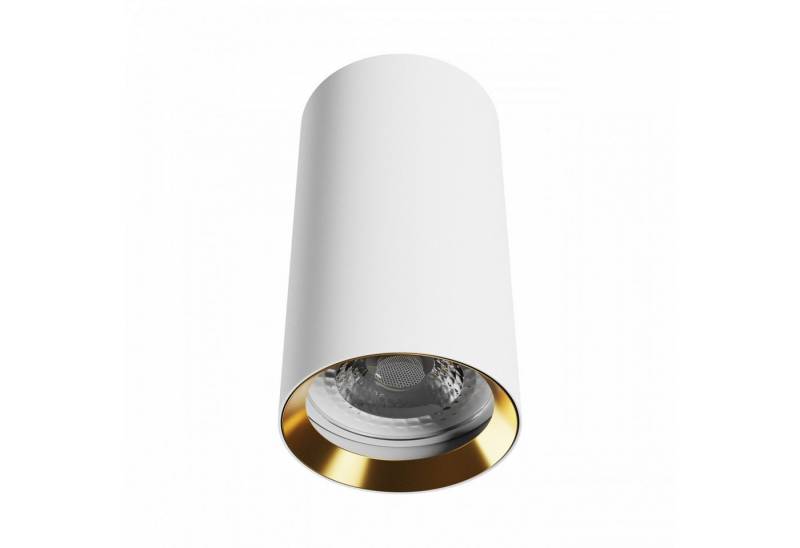 SpectrumLED Deckenleuchten Aufbauleuchte CHLOE VARIOSA GU10 IP20 Innenleuchte Weiß &Gold max. 10W, ohne Leuchtmittel, Goldrand von SpectrumLED