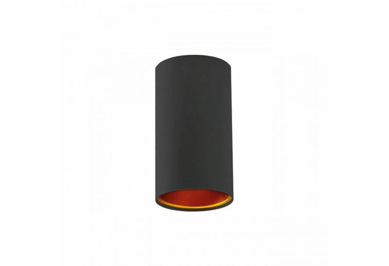 SpectrumLED Deckenleuchten LED Chloe TUBA GU10 Aufbauleuchte weiß&Gold Deckenleuchte max.10W rund, ohne Leuchtmittel, goldene Innenseite, Max. 50W für Halogen von SpectrumLED