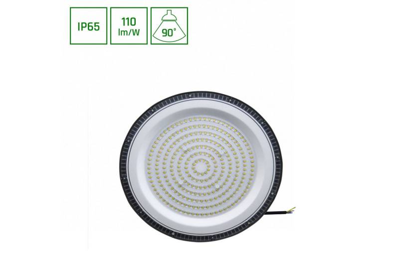 SpectrumLED Deckenstrahler LED HIGH BAY 200W Hallenleuchte 22050lm 90° IP65 IK06 Neutral 4000K, JA, Neutral, IK06, IP65 von SpectrumLED