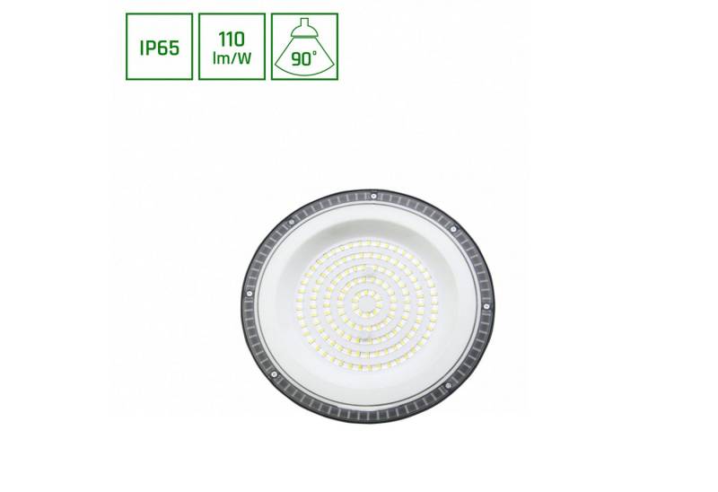SpectrumLED Deckenstrahler LED PLATEO 3 100W Hallenleuchte 11000lm 90° IP65 IK06 Neutral 4000K, JA, Neutral, IK06, IP65 von SpectrumLED