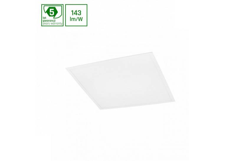 SpectrumLED Einbauleuchte LED Panel Algine 30W eckig 60x60cm weiß 4300lm 120° IP20 Neutral 4000K, Neutralweiß von SpectrumLED