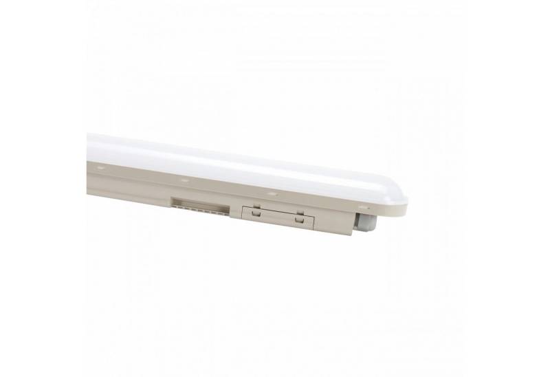 SpectrumLED LED Außen-Wandleuchte LED LIMEA 50W 120cm Feuchtraumleuchte 7700lm IP65 grau IK08 Kalt 6000K, Ja, Kalt, Hoher Schutz gegen Staub und Wasser, IK08 von SpectrumLED