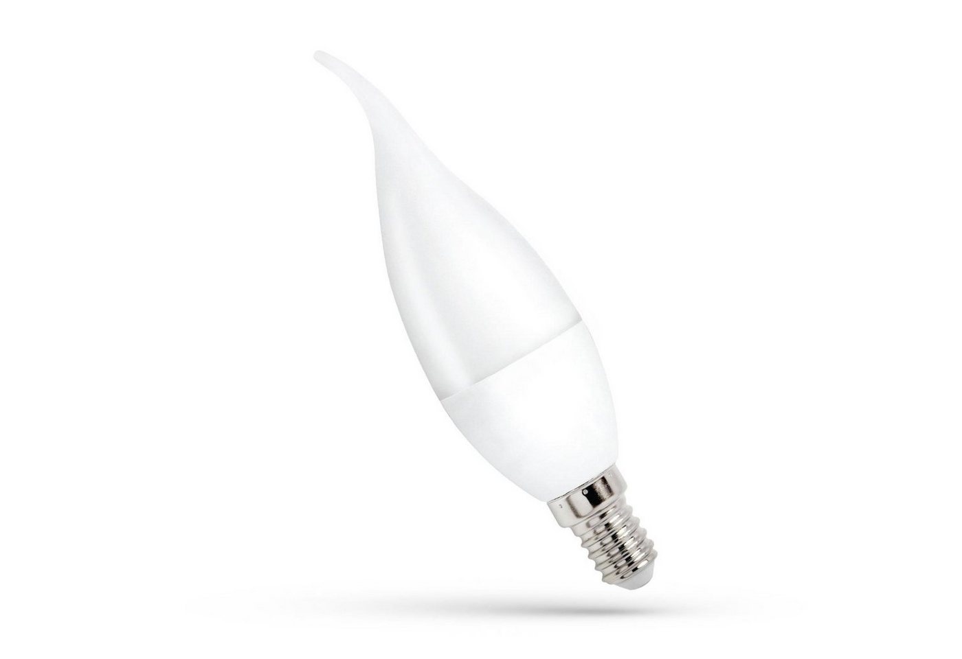 SpectrumLED LED-Leuchtmittel LED E14 C37 Windstoß 8W =52W 230V Kerzenform 680lm 160° Kaltweiß 6000K, E14, Kaltweiß von SpectrumLED