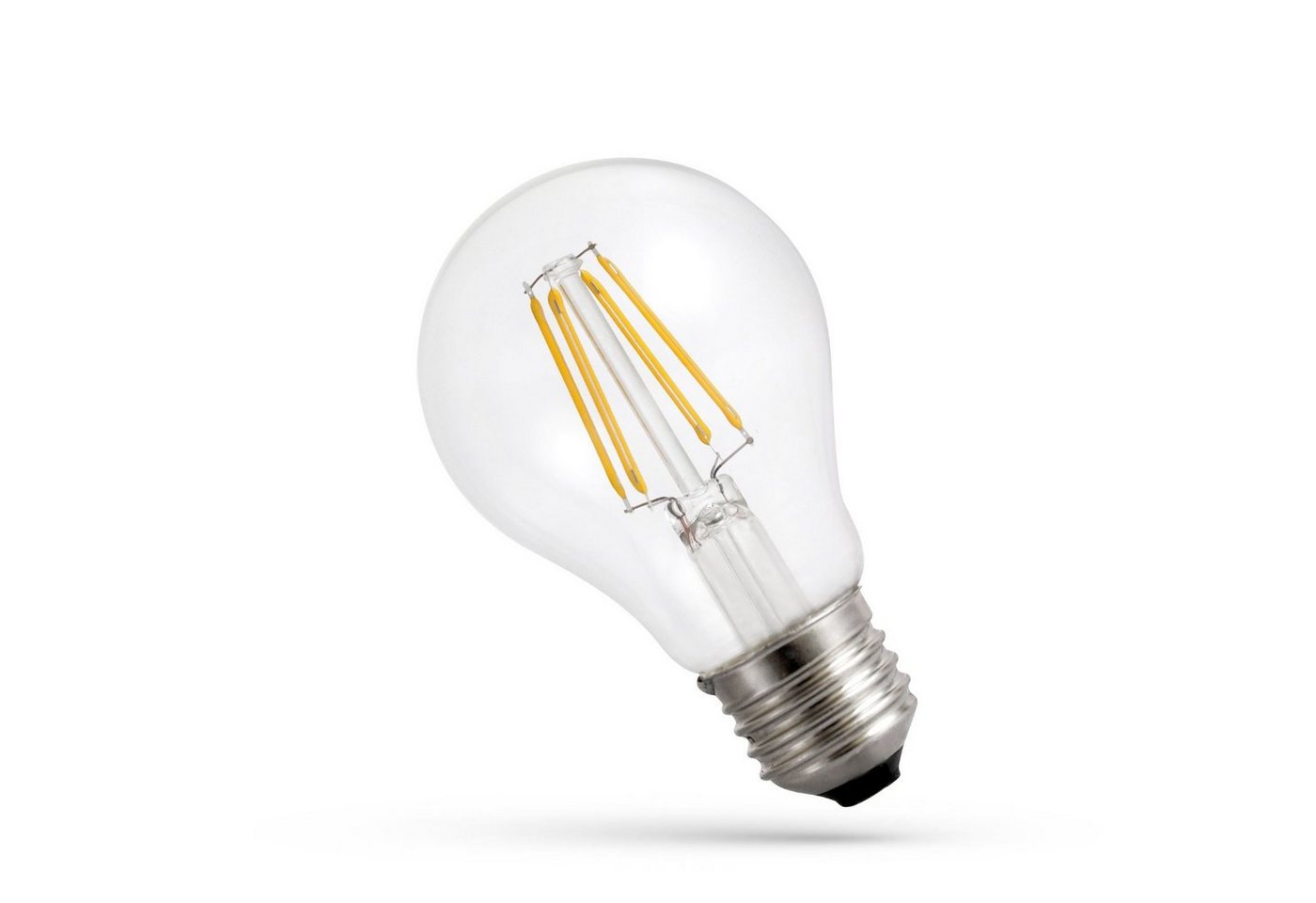 SpectrumLED LED-Leuchtmittel LED E27 A60 Filament klar 4W 230V Extra Warmweiß 340lm Birne 1800K, E27, Extra Warmweiß von SpectrumLED