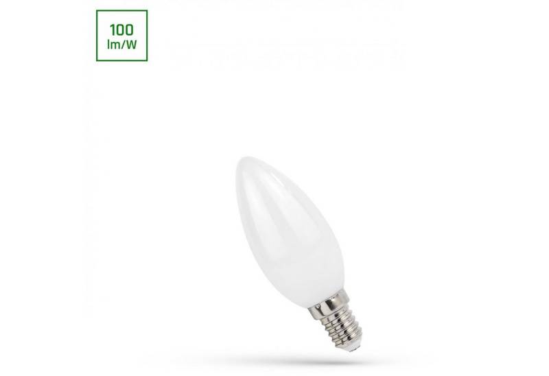 Spectrum LED-Leuchtmittel LED E14 C35 Filament matt 1W=10W 230V Kerze 100lm 360° Warmweiß 2700K, E14, Warmweiß von Spectrum
