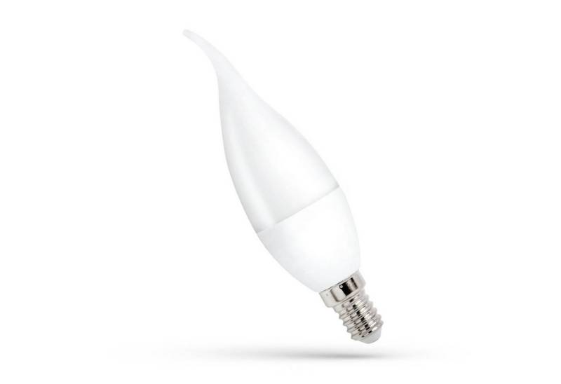 SpectrumLED LED-Leuchtmittel LED E14 C37 Windstoß 8W 710lm 160° weiß 230V matt Warmweiß 3000K, E14, Warmweiß, Windstoß von SpectrumLED
