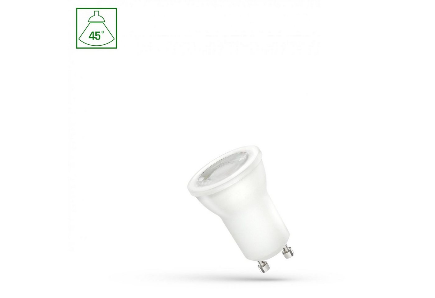 SpectrumLED LED-Leuchtmittel LED GU10 MR11 4W = 40W 350lm 230V Reflektor 45° Kaltweiß 6000K, GU10, Kaltweiß SpectrumLED LED-Leuchtmittel LED GU10 MR11 4W = 40W 350lm 230V Reflektor 45° Kaltweiß 6000K, GU10, Kaltweiß von SpectrumLED