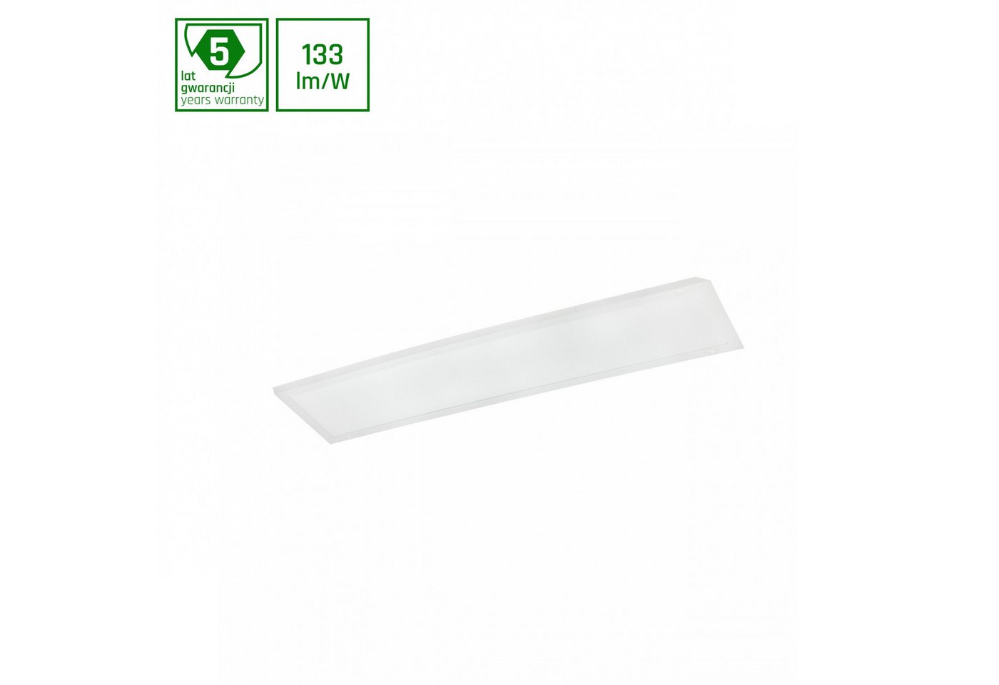SpectrumLED LED Panel LED Panel Algine 30W eckig 30x120cm 4000lm 120° IP20 Neutral 4000K, JA, Neutralweiß von SpectrumLED
