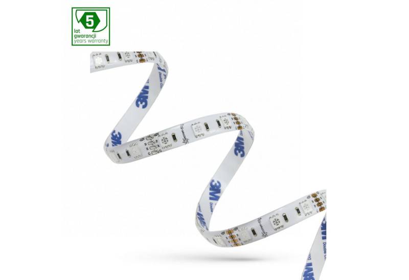 SpectrumLED LED-Streifen LED Streifen 60W Strip 5m 120° IP20 12V RGB DIMMBAR, IP20, DIMMBAR, RGB von SpectrumLED