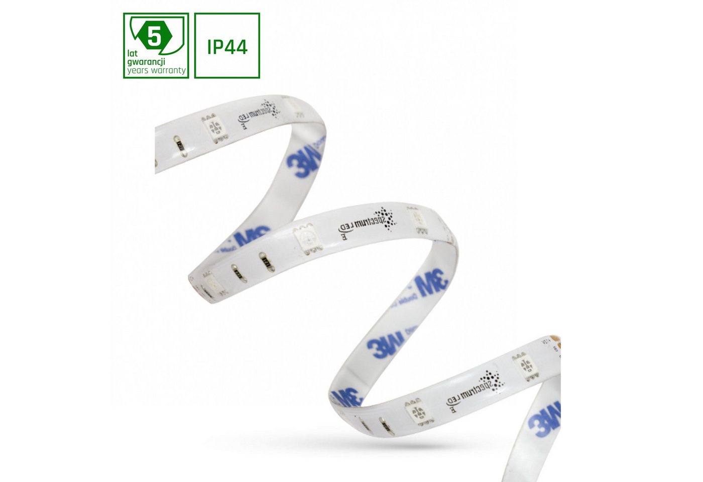 SpectrumLED LED-Streifen Spectrum LED Streifen 35W Strip 5m 120° Silikon IP44 12V RGB DIMMBAR, IP44, DIMMBAR, Silikon, RGB SpectrumLED LED-Streifen Spectrum LED Streifen 35W Strip 5m 120° Silikon IP44 12V RGB DIMMBAR, IP44, DIMMBAR, Silikon, RGB von SpectrumLED