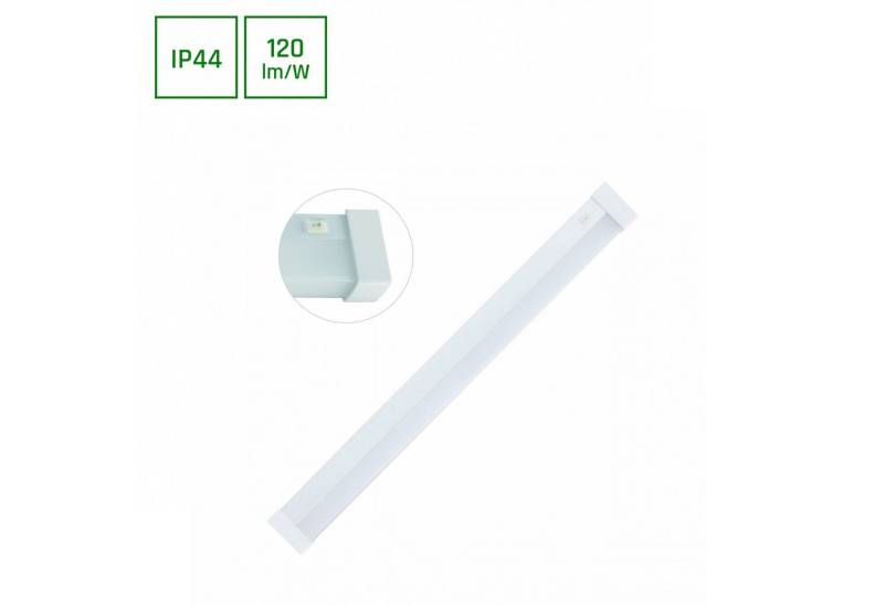 SpectrumLED LED Wandleuchte Badezimmerleuchte 15W eckig 1800lm weiß IP44 mit Schlater Warm 3000K, JA, Warmweiß, Schutzart IP44, Mit Ein-/ Ausschalter, Spritzwassergeschützt, eckig von SpectrumLED